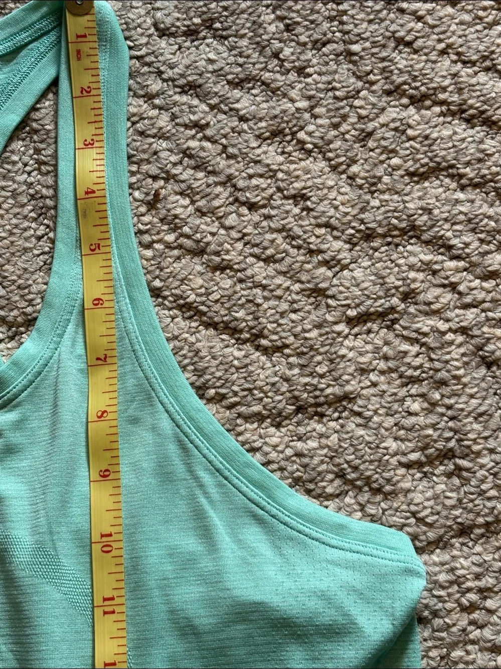 Lululemon Light Mint Racerback Tank Top - Women's Activewear size large - Picture 8 of 8